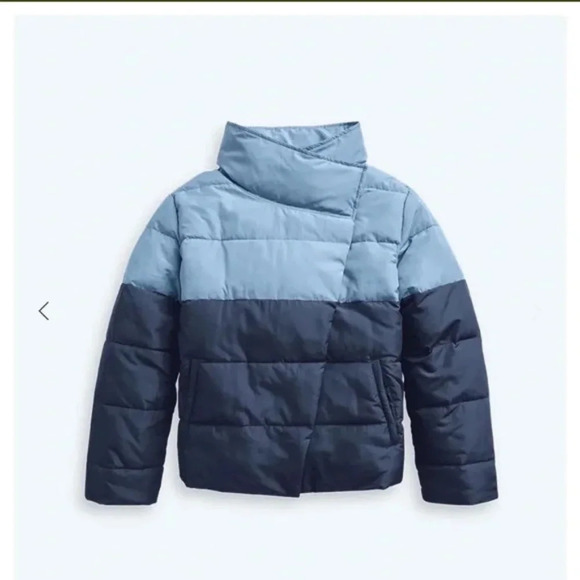 Summersalt Colorblock Eco Puffer Jacket Coat - Picture 1 of 16